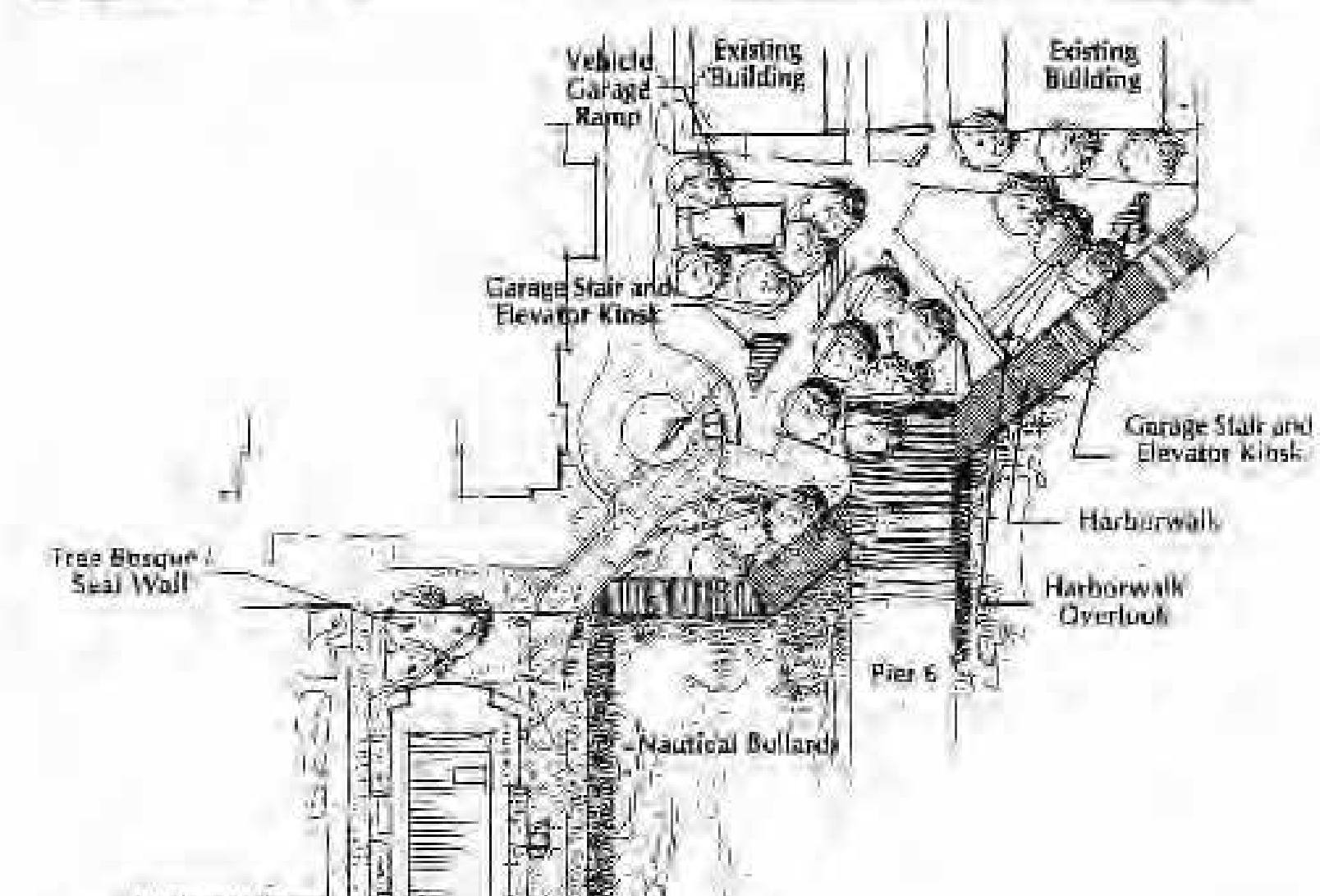 Residences at Pier 5 Landscape plan